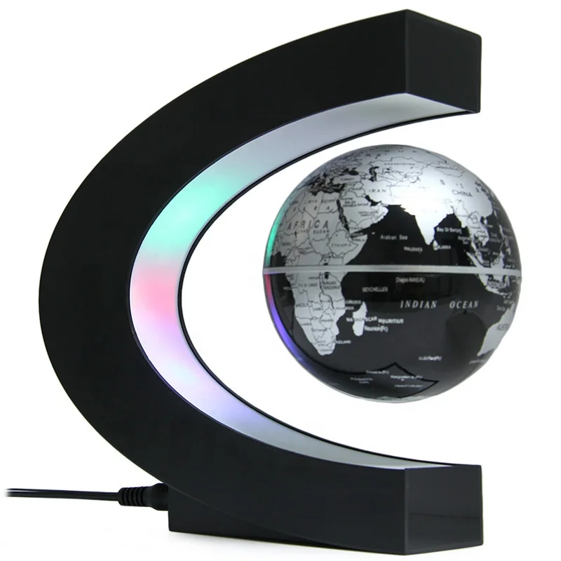 Dropship Magnetic Levitating Globe With LED Light; Cool Tech Gift