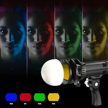 Portable Photography Studio Pocket Flash Light Professional Triopo F1-200 Kit 1/8000s With LED Panel Light for Godox AD200 detail image