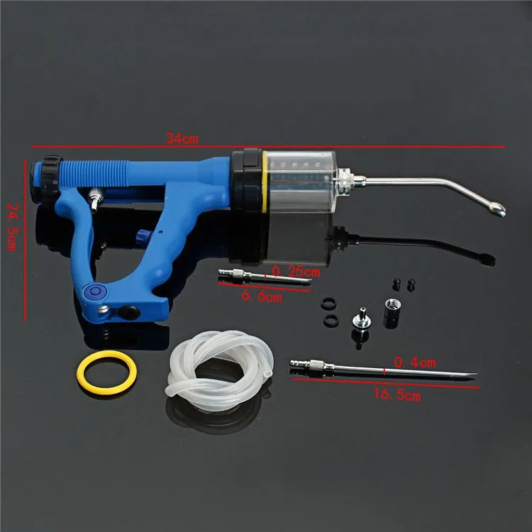 50ml Cattle Sheep Feeding Syringe Gun Wholesale Automatic Continuous Injection Syringe Veterinary Medicine for Poultry