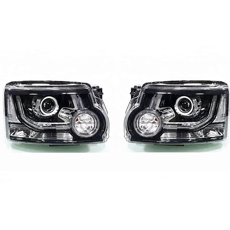 Pair 2014-2016 Headlights Assembly Upgrade for Land Rover Discovery 3 LR3 2005-2009 Discovery 4 LR4 2010-2013 Car Front Lights