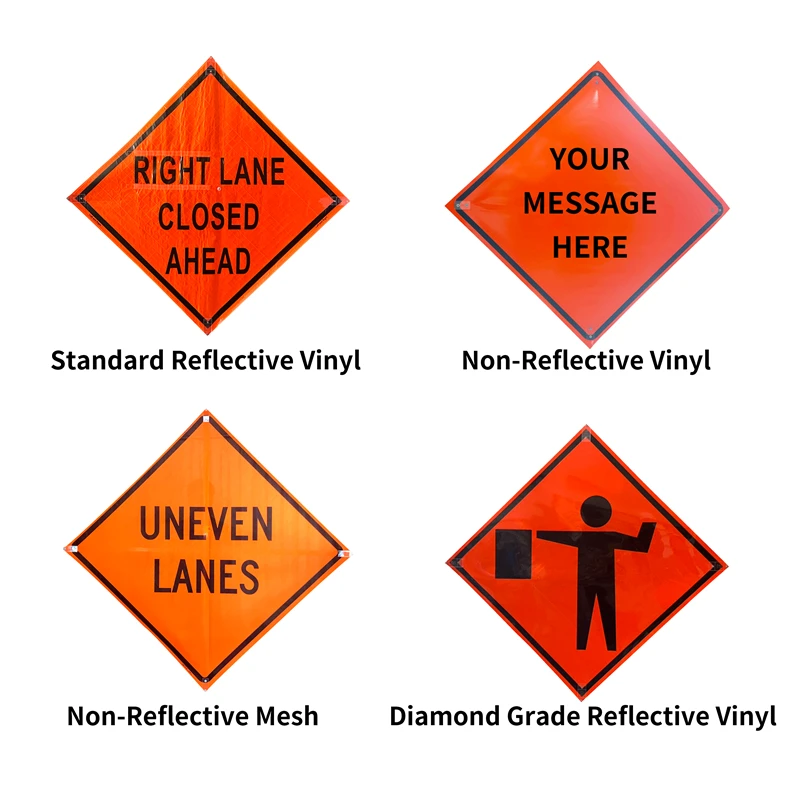 Reflective Road Work Ahead Workzone Safety Reflective Street Road