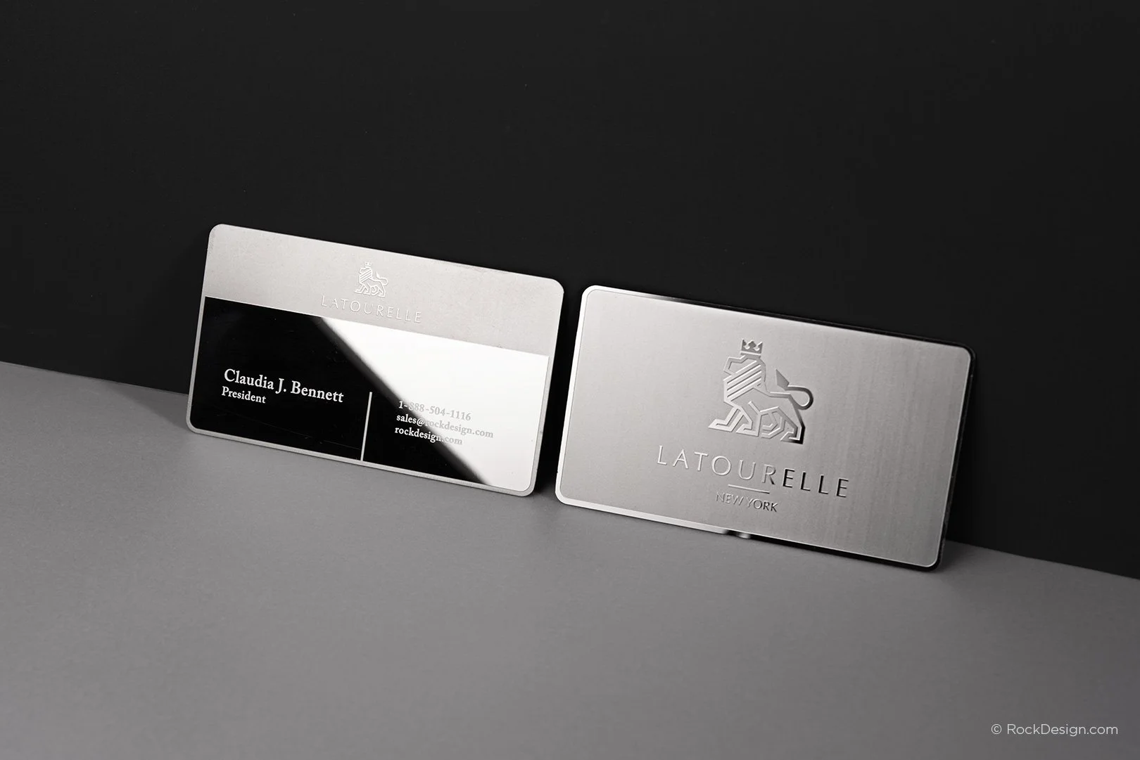 Custom Company Professional Manager Metal Stainless Steel Business Card ...
