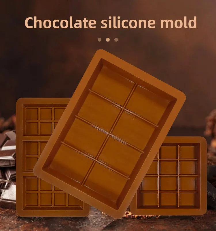 DIY Cake Baking Tool Rectangular Silicone Baking Mold for Chocolate Making Essential Cake Tools supplier