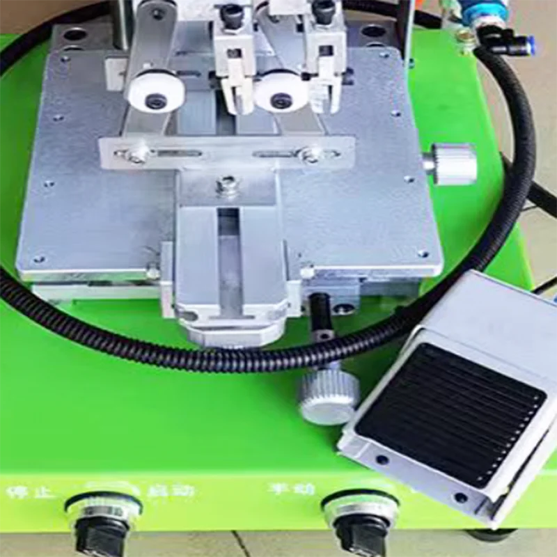 Small Automatic Rotary Screen Printing Machine Semi Automatic Pneumatic Cylindrical Screen Printing Machine for  Round Bottle