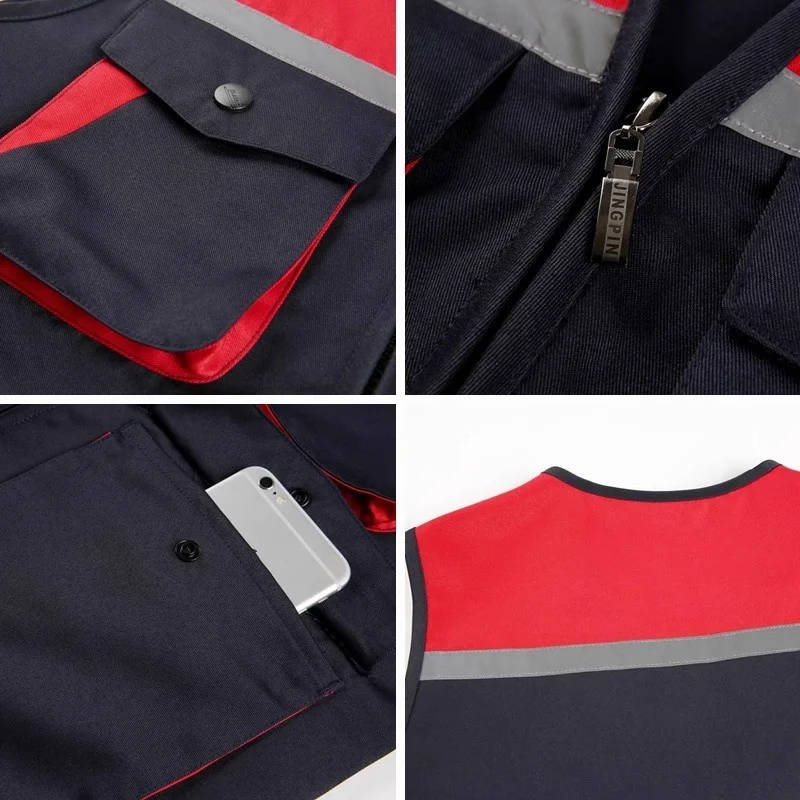 Workwear Sleeveless Vests Logo for Volunteers Construction Workers Advertising Supermarkets-Polyester Vinegar Fiber preview 2