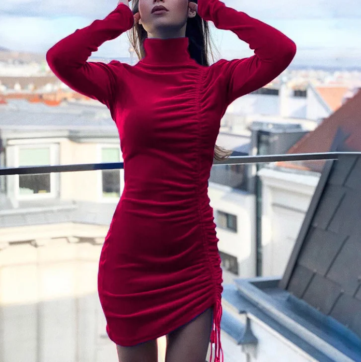 velvet high neck bodycon dress Amazon.com: Elegant Velvet Bodycon Dress for Women Mock Neck Long Sleeve Midi Dresses Solid Color Slim Fit Comfy Party Dress : Clothing, Shoes & Jewelry