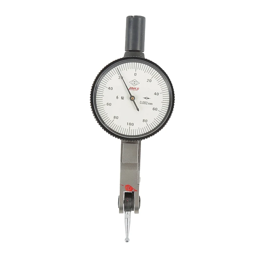 Accurate Dial Gauge Test Indicator Precision Metric with Dovetail Rails Mount 0 