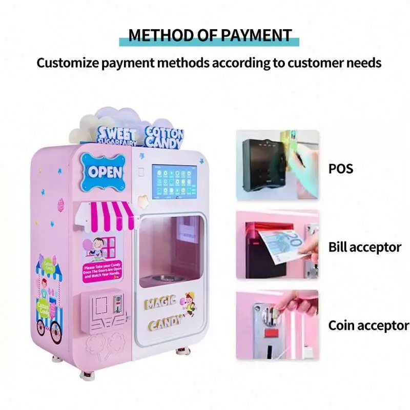 The New Listing Condom Vending Interesting Japanese Commercial Guangdong Cotton Candy Machine