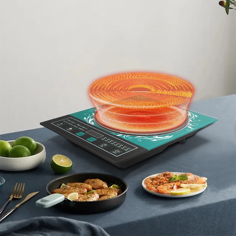 С двигателем внутреннего сгорания STAR 2200W с украшением в виде кристаллов высокой температурой варочная плита ST-9674-L устойчивостью портативный