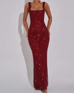 Bettergirl 2026 Ramadan Hot stamping solid color suspender new style hip hugging skirt sexy backless long dress