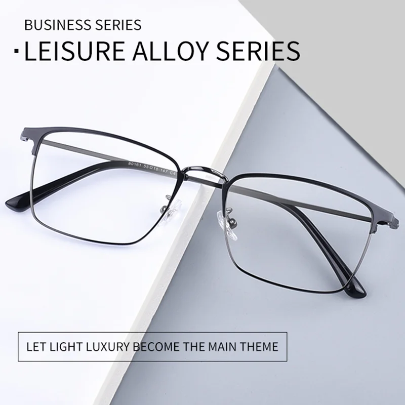 Men Eyeglass Frames Optical Eyeframe Metal Optical Spectacle Frames