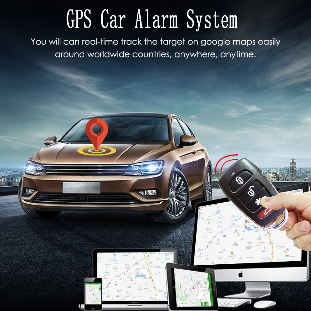 Universal GPS+GSM+GPRS SMS Alert Gps Tracker Gsm Car Alarm Sysrem with Gps Tracking System for South-American Market