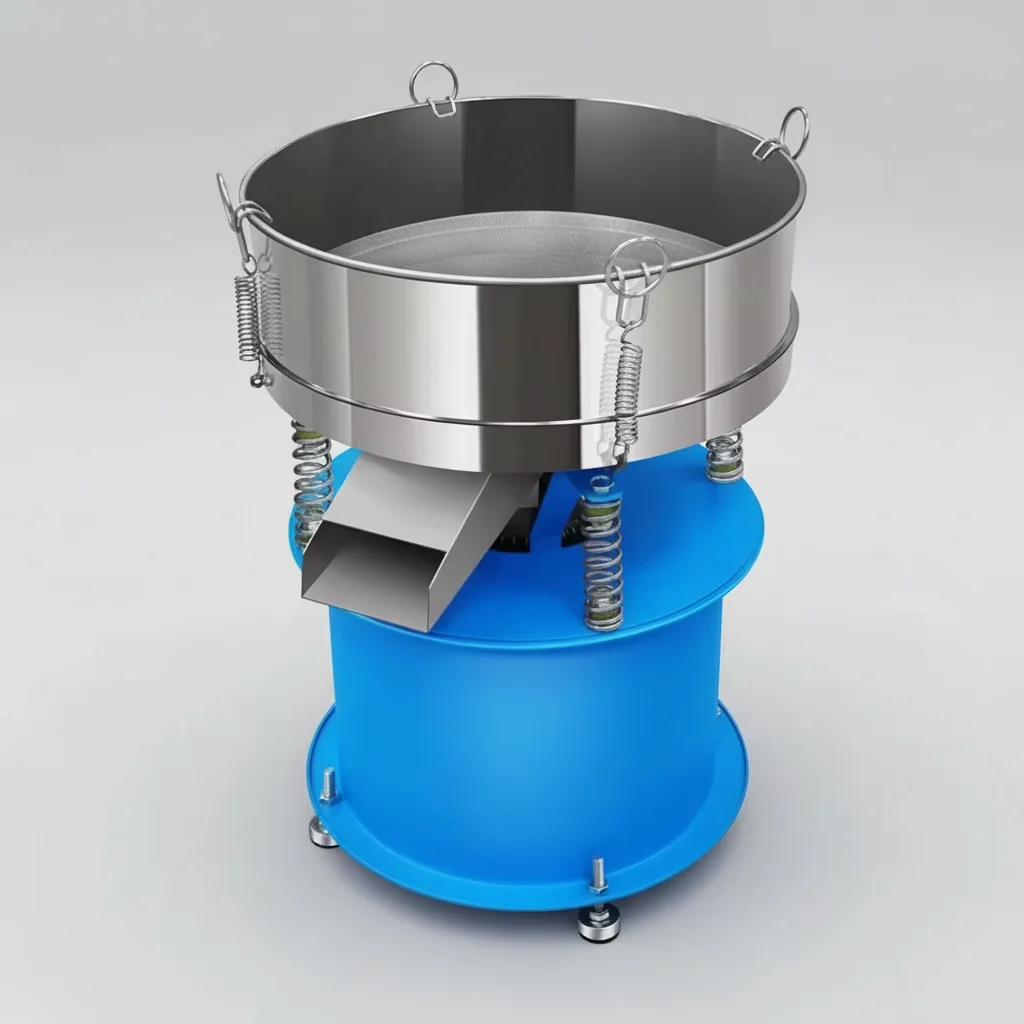 TEBAK Factory Price 400/600/800mm Powder Sieve Small Stainless Steel Vibrating Screen Flour Experimental Sieving Machine