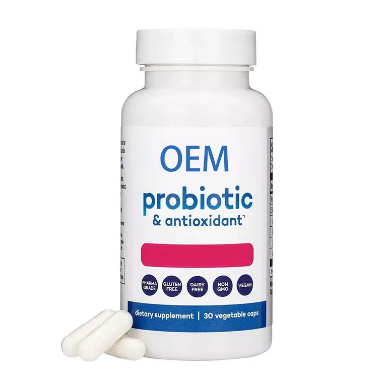 OEM High Quality Vegan Probiotics Capsules Support Overall Health ...