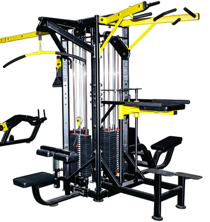Commercial Multi Station Gym 8 Multi Function Station Fitness Equipment Sports Machine Commercial Use Power Tower