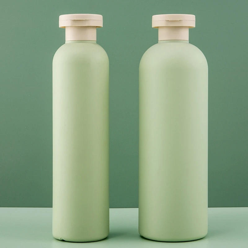 Soft Touch Matte 260ML HDPE Shampoo Body Wash Lotion Packaging Container Flip Top Cap Empty Plastic Squeeze Lotion Bottles
