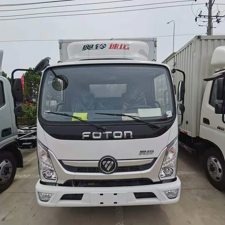 New Foton OLLIN 4x2 Single Row Light Truck 6ton Diesel Loading Cargo Trucks Left Steering Chassis for Sale