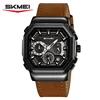 black/dark brown-leather