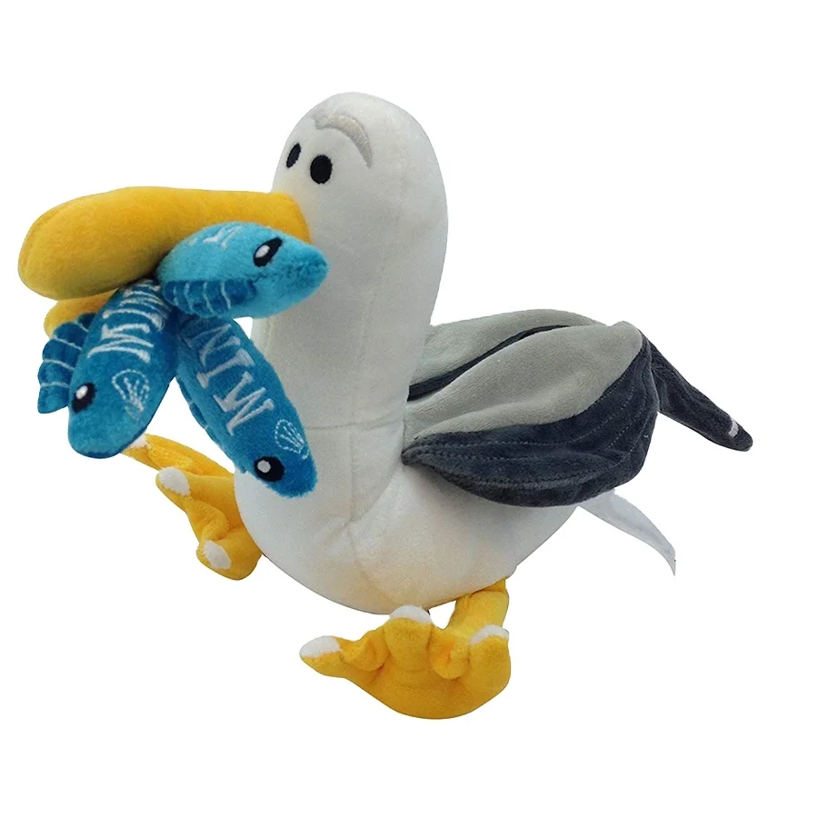 D970 Cute Seagull Plush Toy - Soft Custom Stuffed Animal for Kids