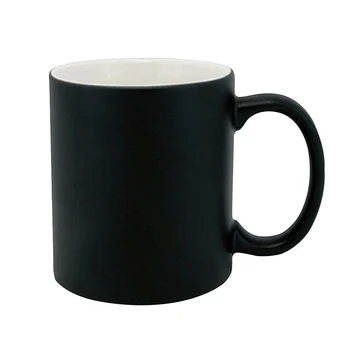 Customize Printing 11oz Black Heat Sensitive Mug Blank Sublimation Magic Coffee Cup For Wholesale