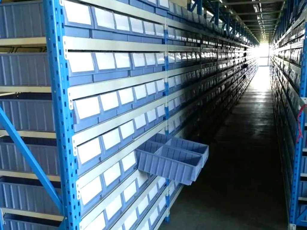 Warehouse Plastic Storage Shelf Bins For Screw Nut Hardware Electronics