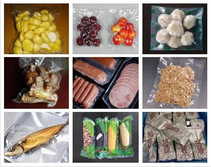 single / double chamber automatic fresh food vacuum sealer sealing packing machine for pouch cashew coffee food