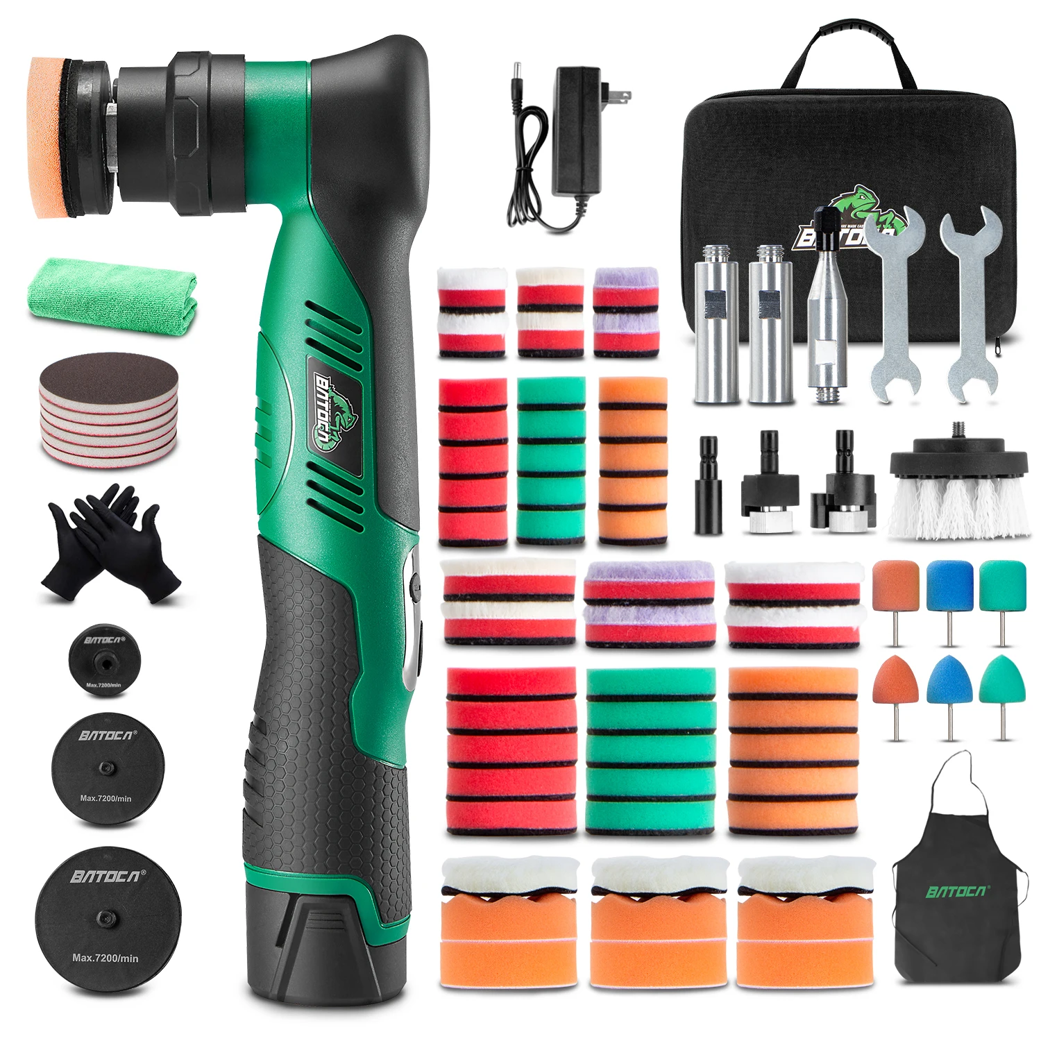 Мини-нано-Орбитальный роторный полировщик 12 В беспроводной автомобильный для полировки шлифования и очистки