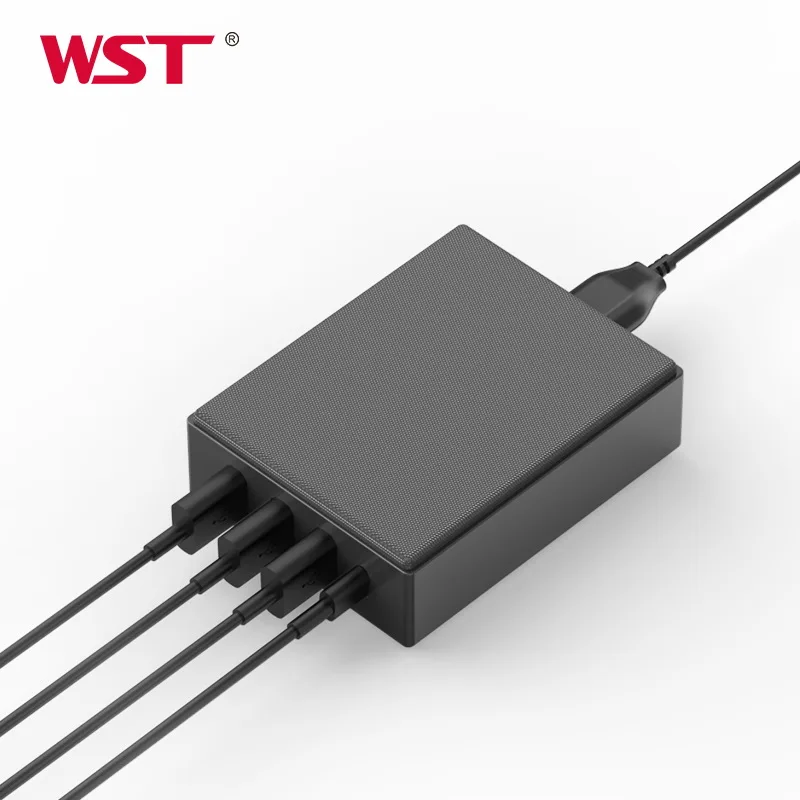 
Высококачественное настольное зарядное устройство с 4 портами типа c PD 20 Вт 45 Вт для ноутбука 