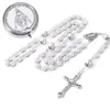 Bianco: Collana Rosario con Scatola