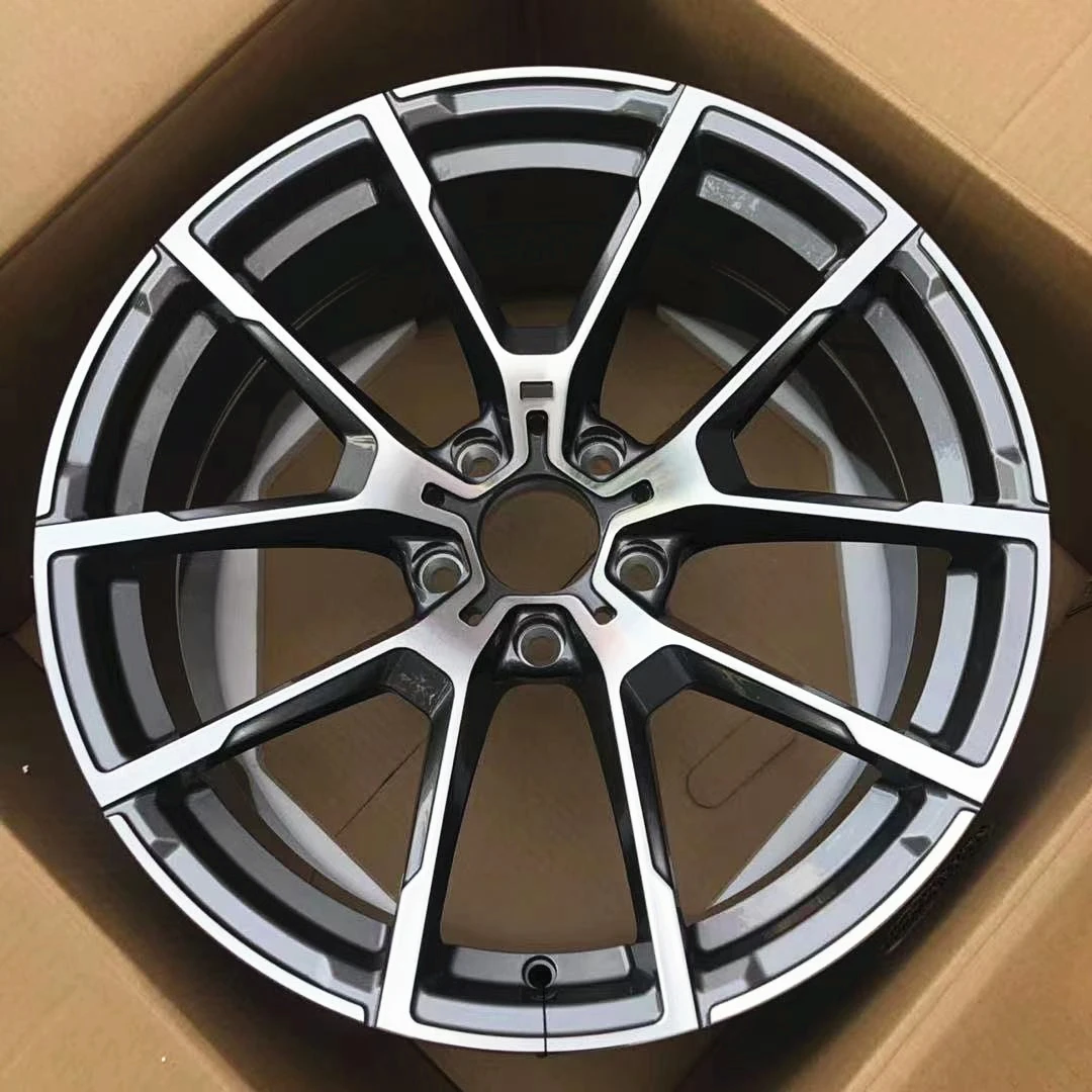 19 Inch & 20 Inch Black Grey Forged Alloy Wheels for BMW 5x112 & 5x120 ...