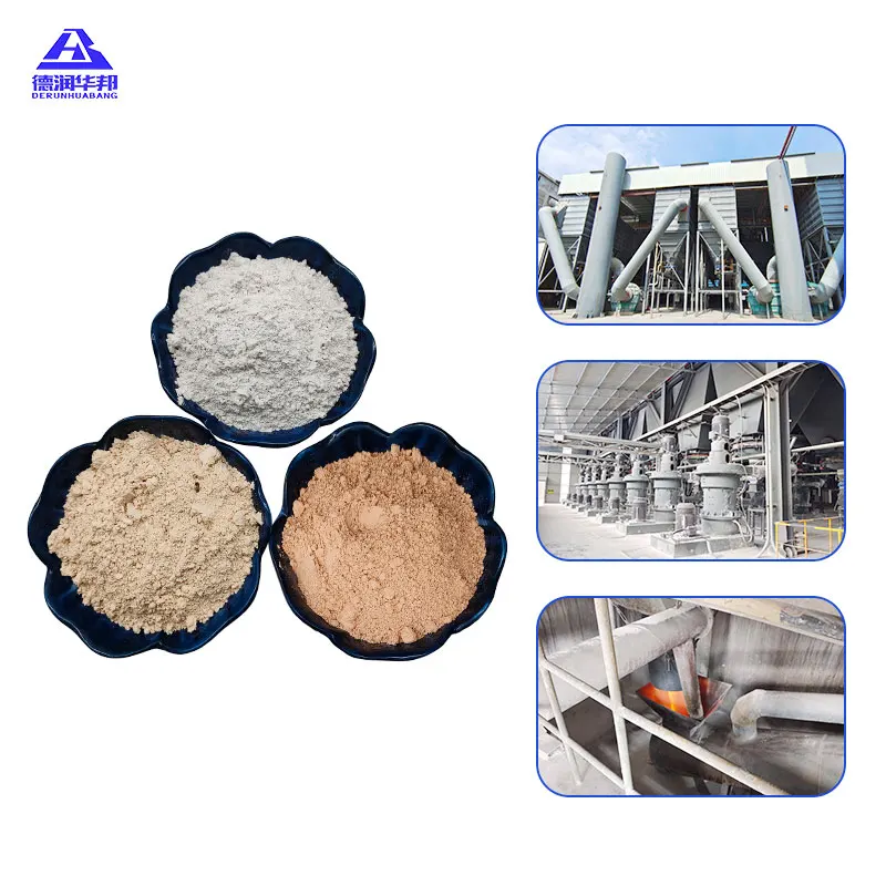1250 Mesh Thickening White Clay Coating Rubber Ceramic Calcined Kaolin Raw Clay for Paper Application
