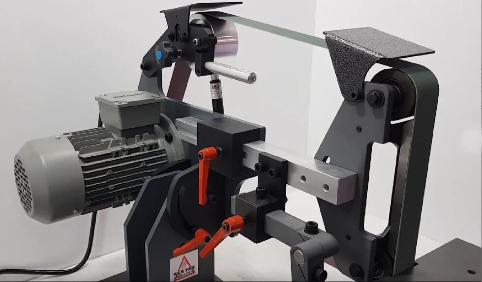 2x72 Manual Belt Grinder for Knife Making - Reversible Sander for