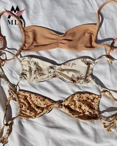 High Quality Fabric Swimsuit Custom Women Underwire Swimwear Factory Wholesale Bikini Set