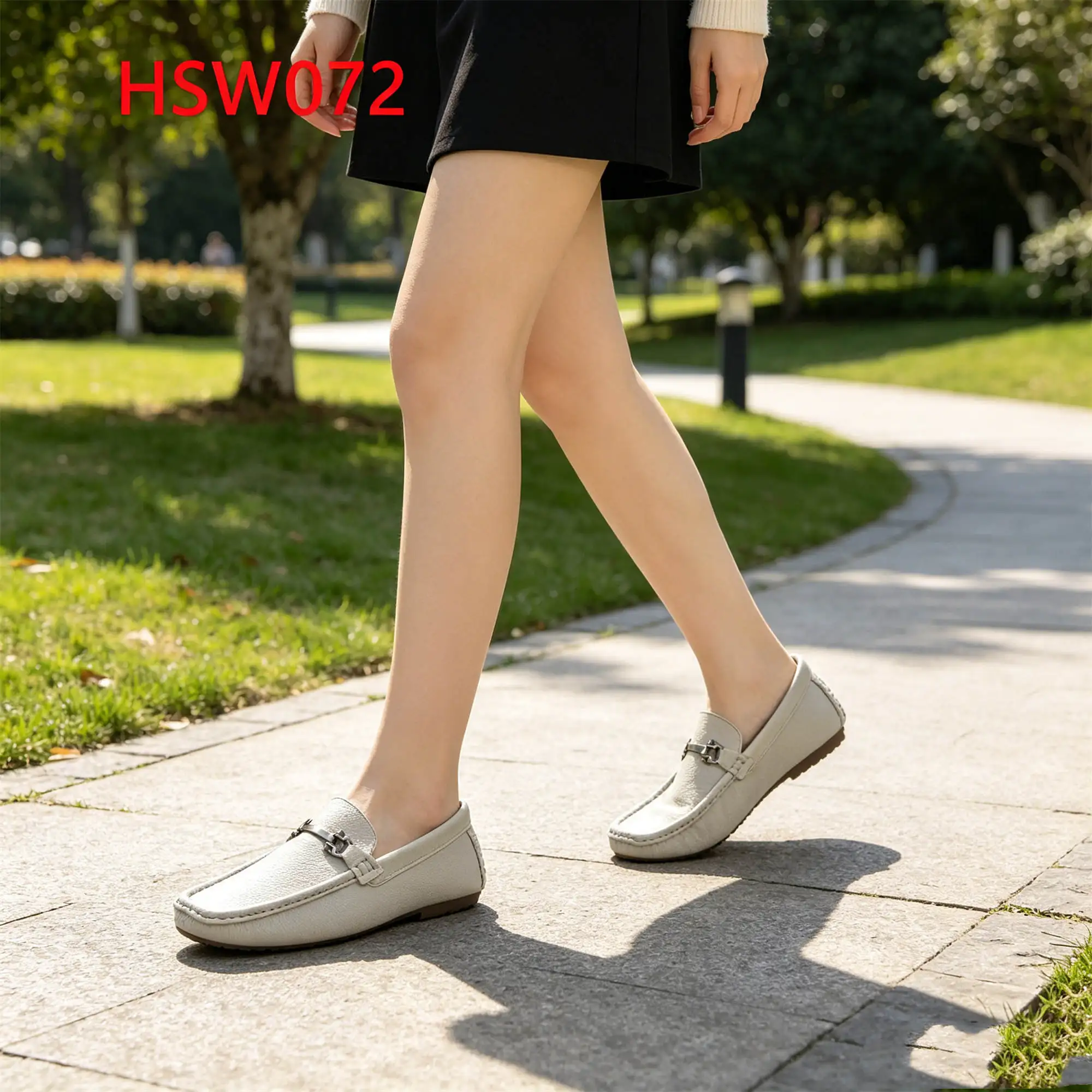 LXG,street Casual Outing Best Embossed Leather White Penny Shoes Business Casual Occasion Flexible Outsole Moccasin Shoes HSW072