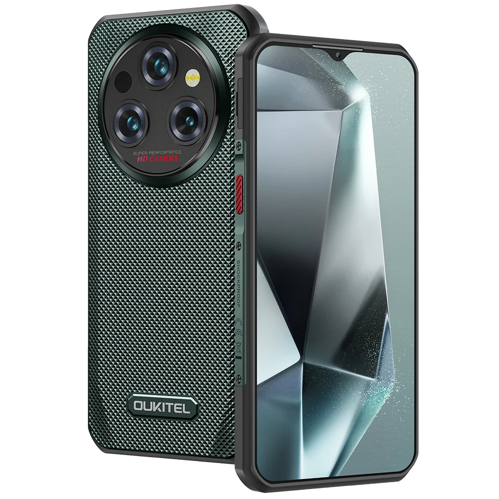 OUKITEL WP35 6.6インチ 5G スマートフォン グレー Oukitel WP35 5G Rugged Phone 6.6-inch 2.4K 11000mAh Battery