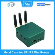 Metal Case for Banana Pi BPI-R3 Mini Router Demon Board With Wifi Antenna