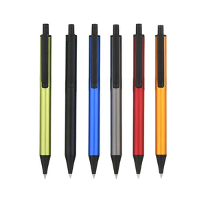 G81 Custom Plastic Gel Pen Engraving Logo Printing Retractable 0.5mm Black Ink Office & School Use Wholesale