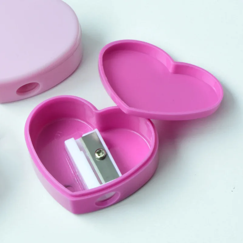 Ручная портативная точилка для карандашей в форме сердца