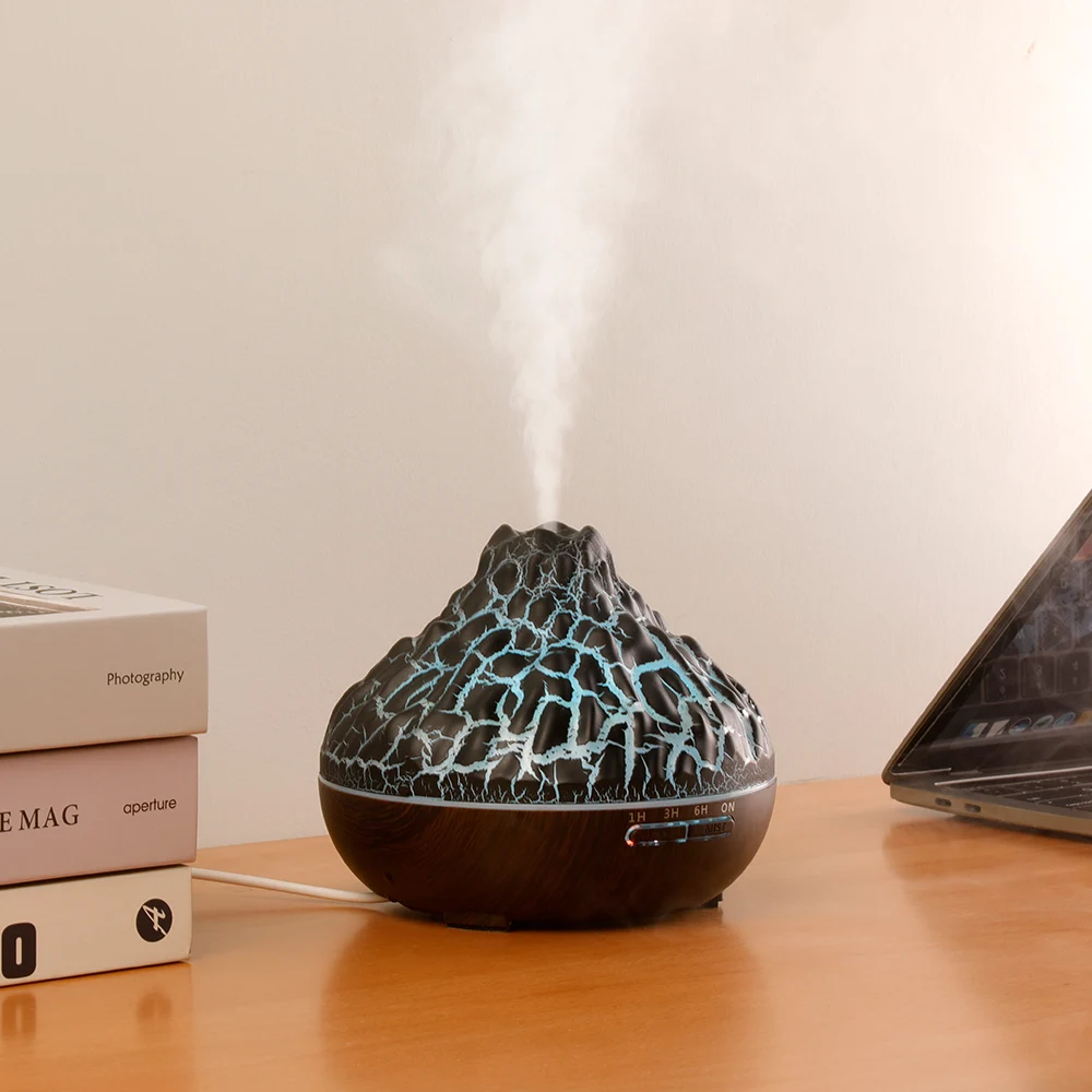 Flame Defuser Humidifier Diffuseur Hunmidifier Difusor Eruption Effect Volcano Aroma Diffuser
