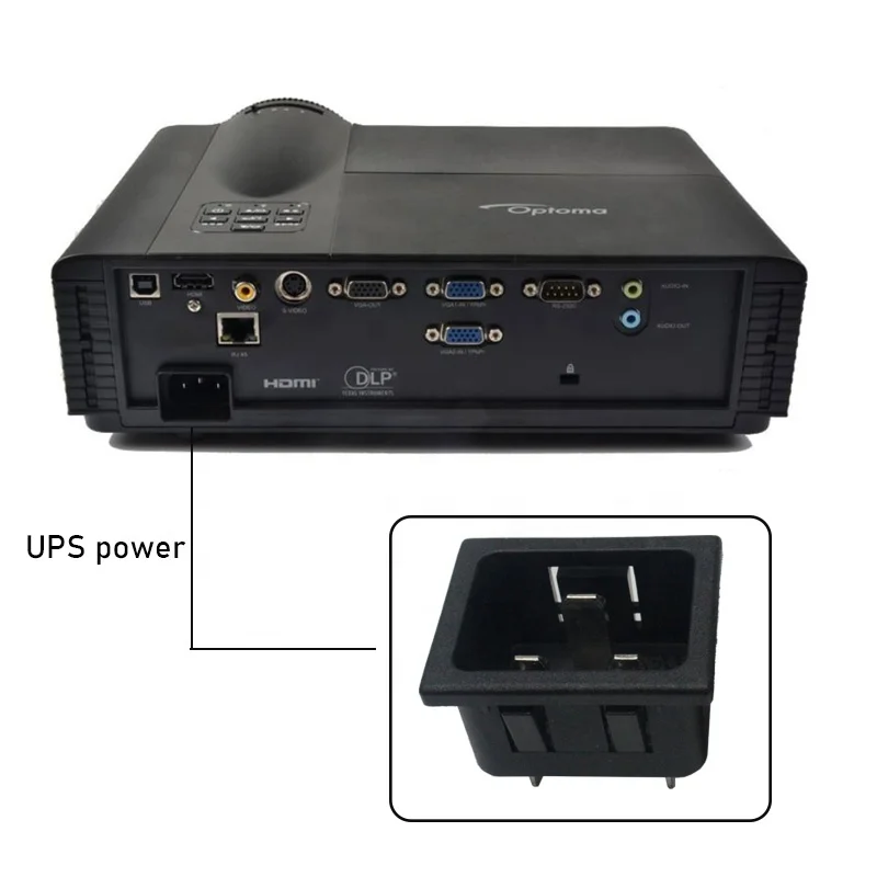 16A/20A/250VAC Industrial Power Socket AC Inlet Male Electrical Connector PDU Female Connector IEC EN60320 C20 for Industrial