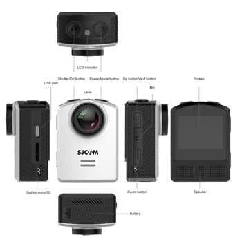 SJCAM M20 Action Camera 4K Wifi Underwater Gyro Anti-shake 16MP With RAW Format Diving 30M Waterproof Sports DV detail image