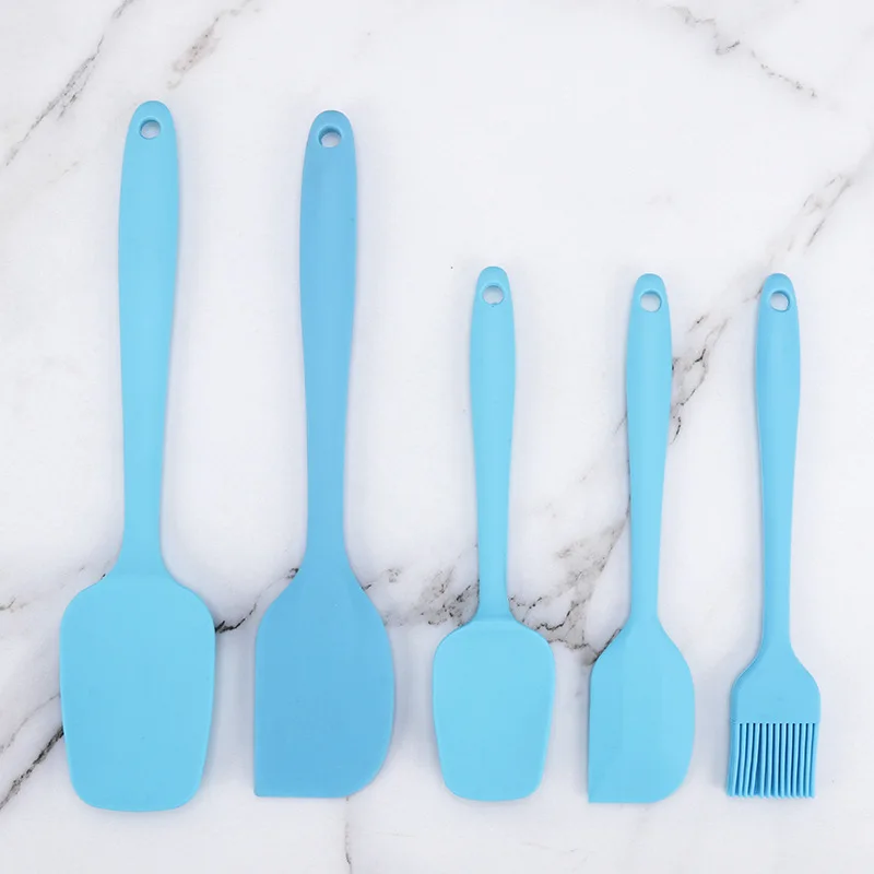 product silicone cooking tools non stick  heat resistant for cooking silicone spatula set silicone kitchenware utensil set-3