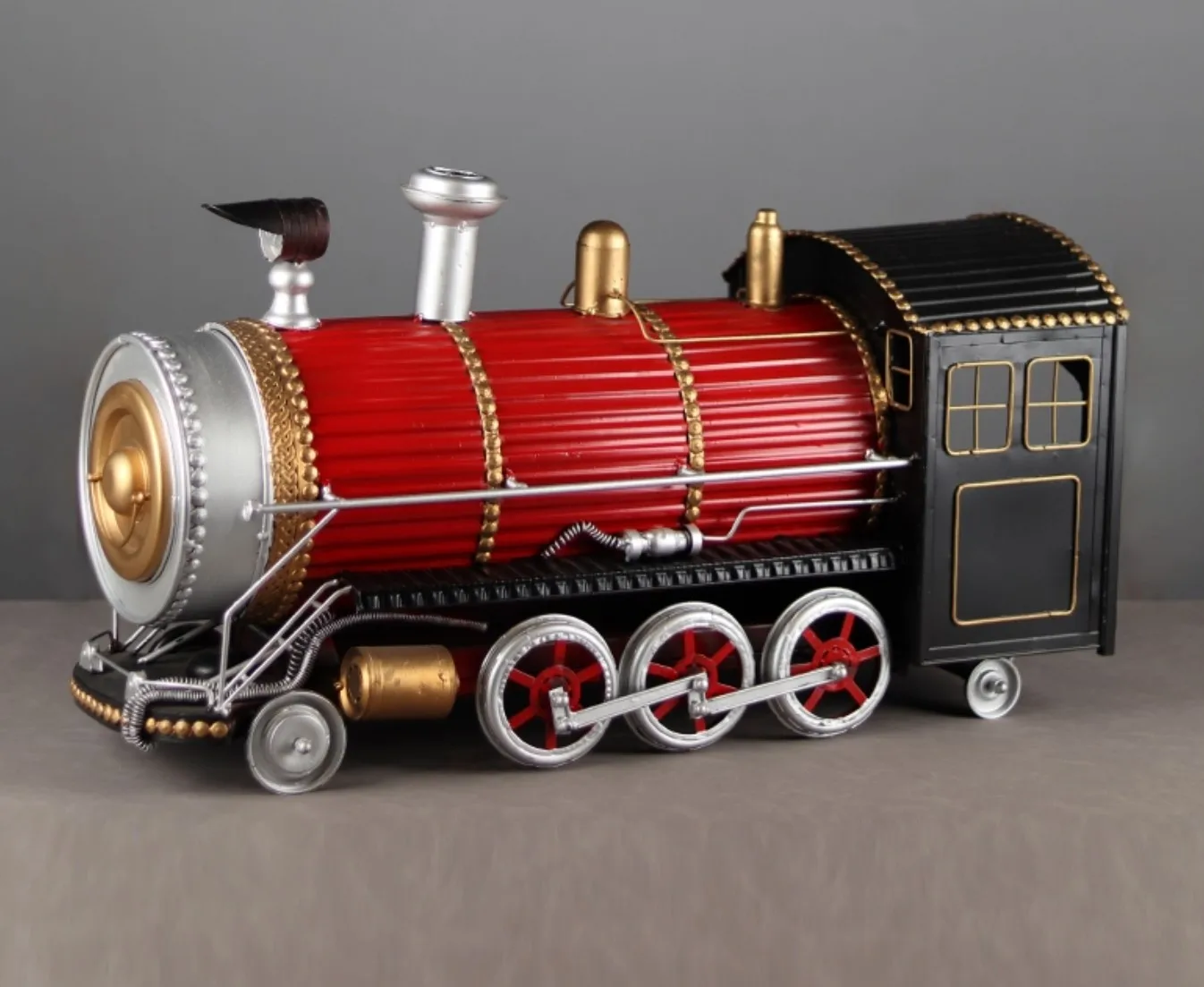 Children Toy Steam Locomotives Smoking Railway Train Model Scale ...
