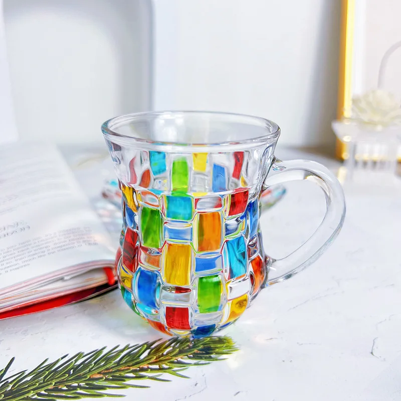 solhui wholesale cute glass coffee mug