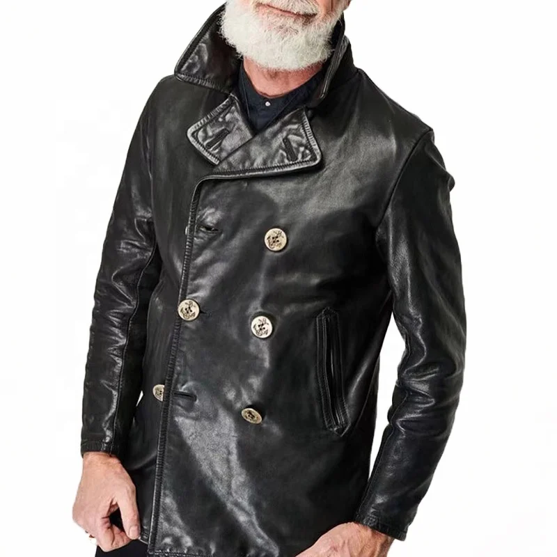 Shop Men's Plus Size Genuine Leather Jackets - Durable & Stylish