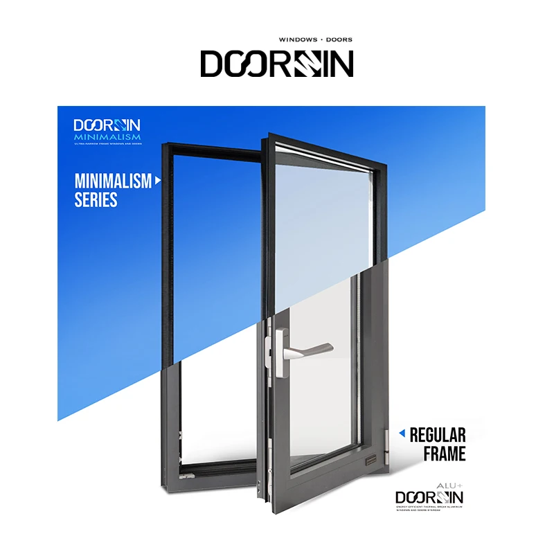 Doorwin Custom Ultra Narrow Frame Hurricane Proof Impact Aluminium Frame Doors And Windows ...