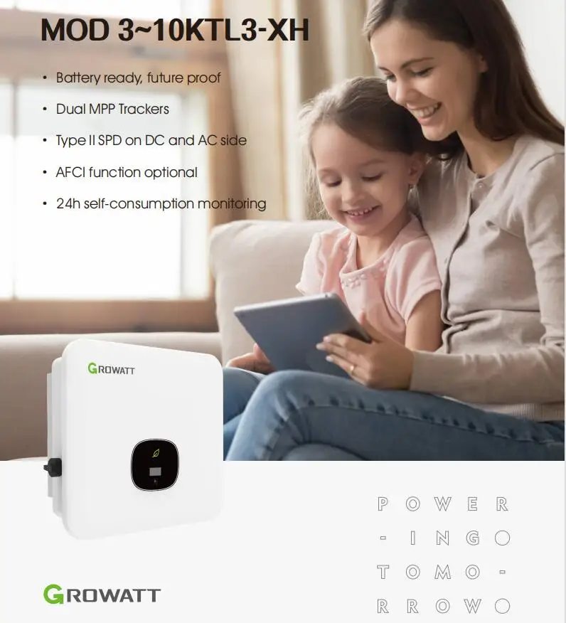 Growatt Mod 3000~10ktl3-xh 3000w 4000w 5000w 6000w 7000w 8000w 9000w ...