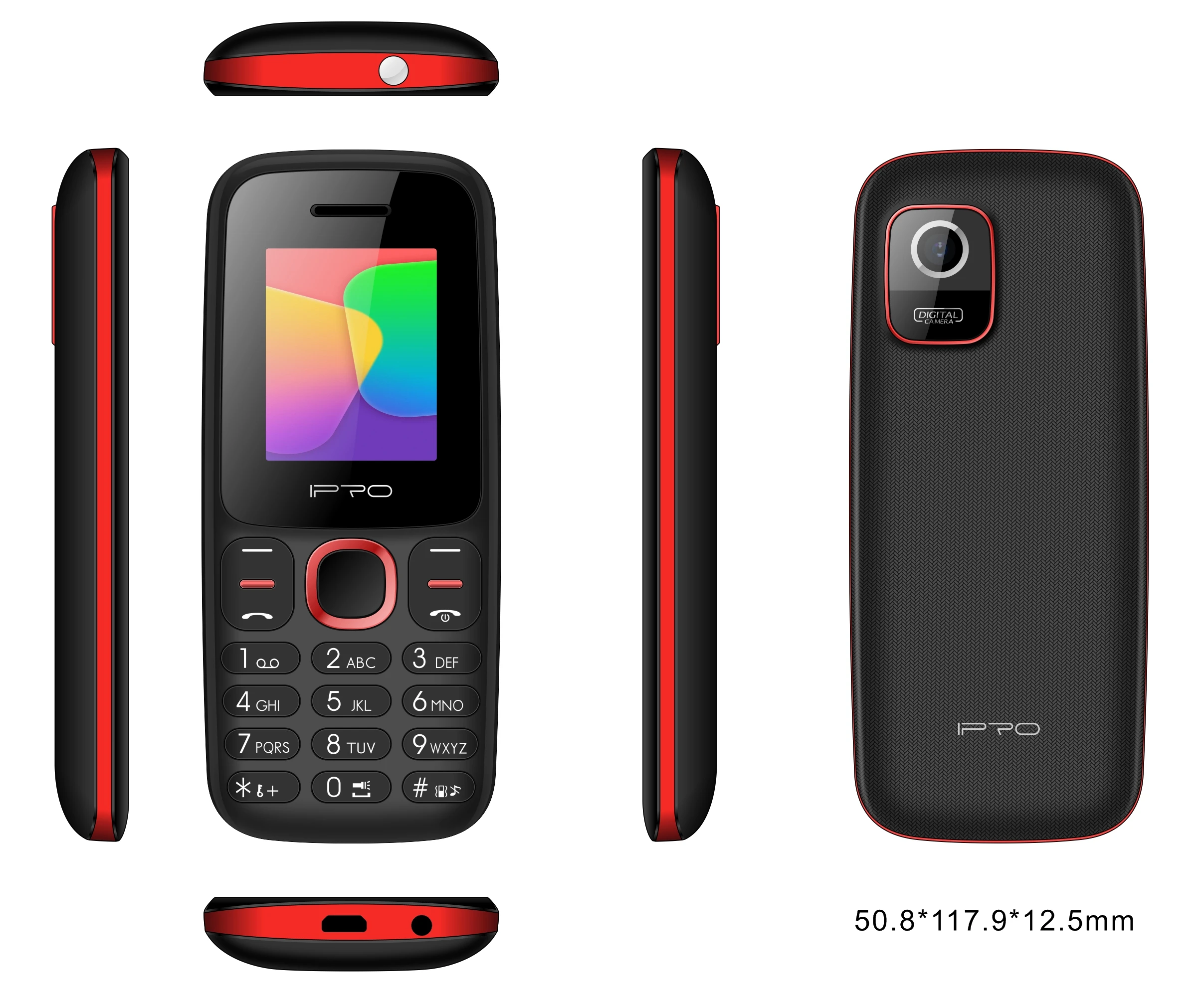 Cheap IPRO A7 Mini Dual SIM Mobile Phones 2G Feature Phone