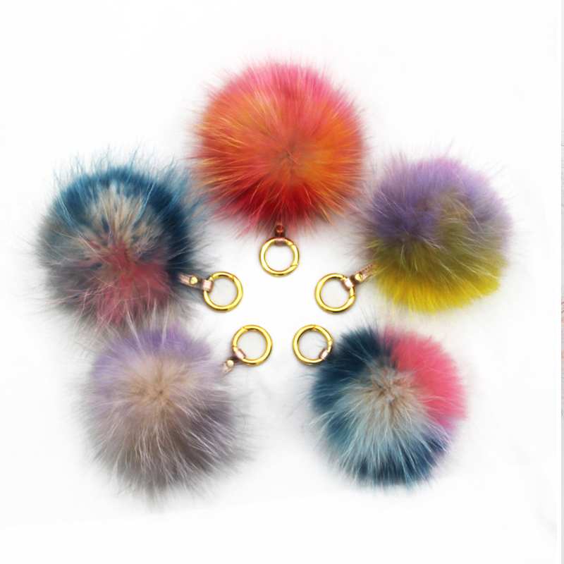 Оптовая продажа, шарики из белого лисьего меха 10 см для шляп, аксессуары для одежды