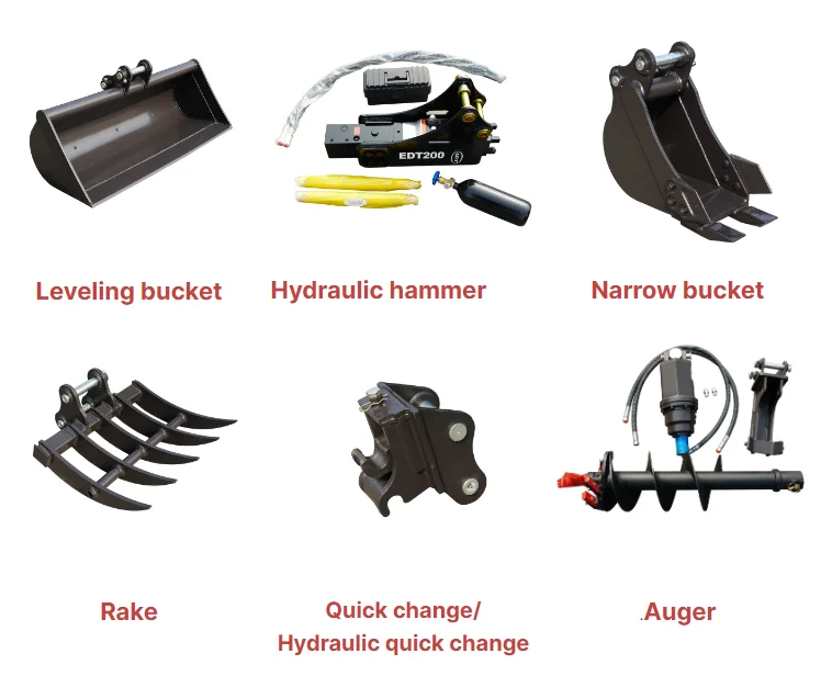 Rake for XINIU / Rhinoceros Mini Excavators